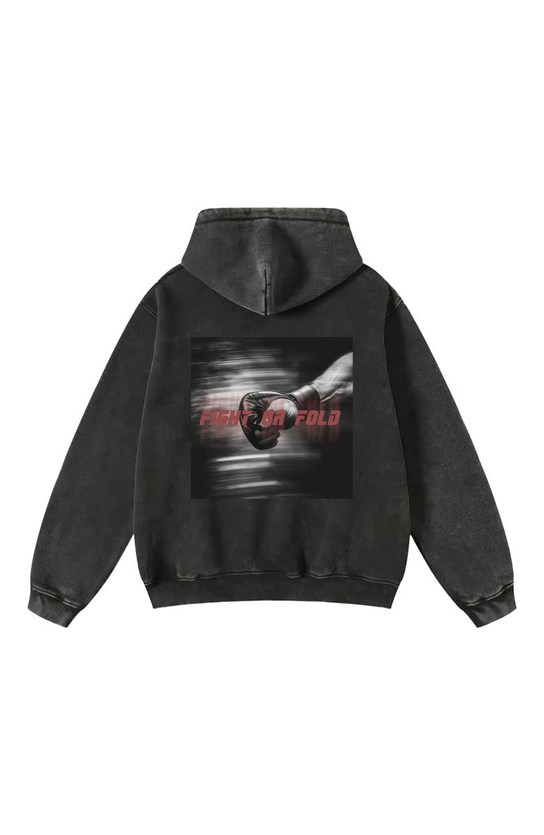 Blvck x UFC Acid Wash Hoodie, Alternate, color, Gray