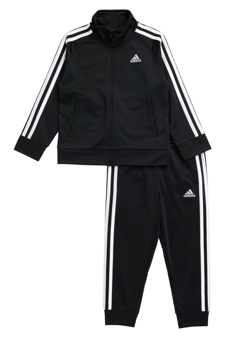 Kids' Core Classic Tricot Track Jacket & Pants Set, Main, color, BLACK