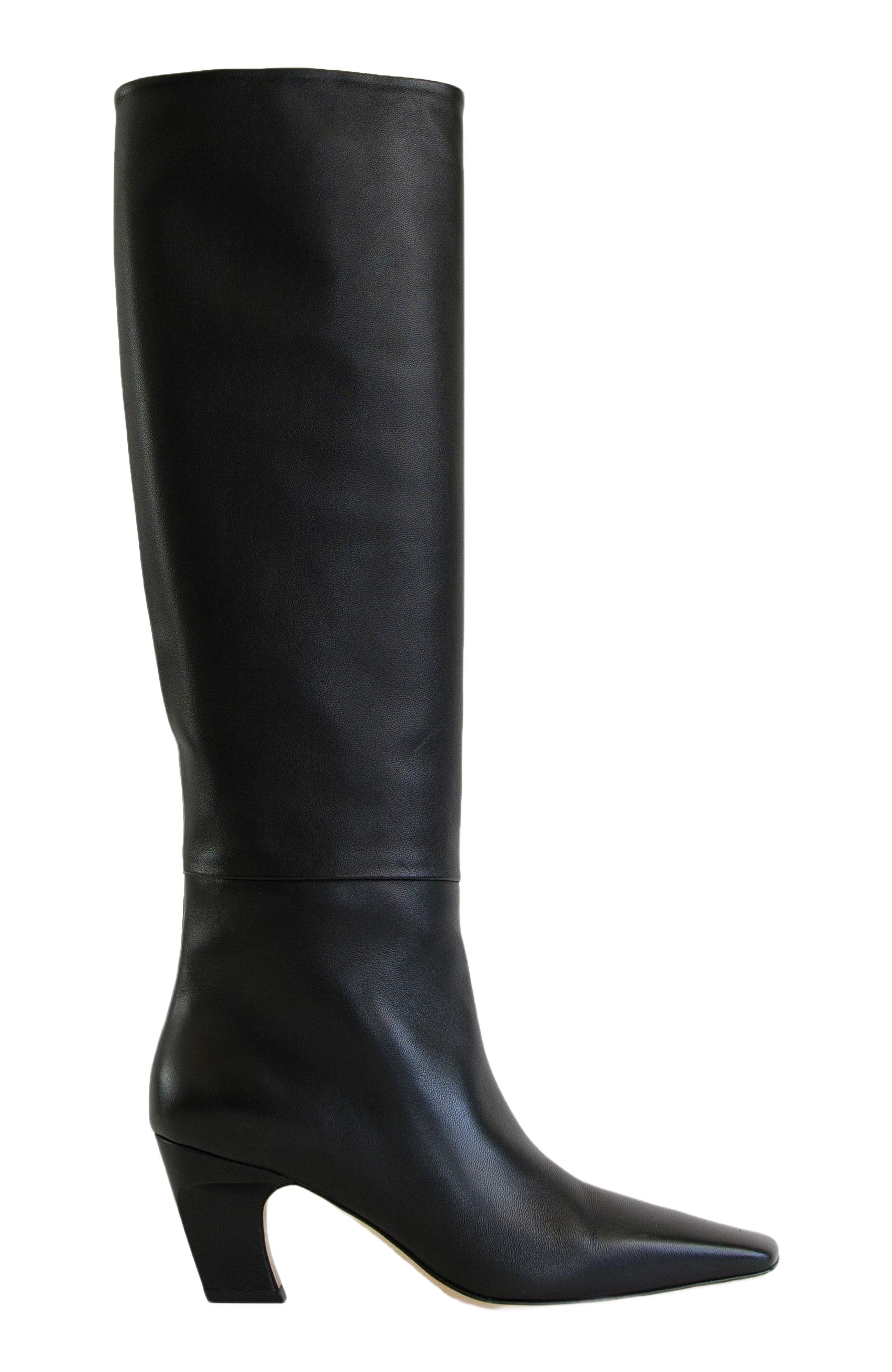 Neil J. Rodgers Meg Knee Boot, Main, color, Black Nappa