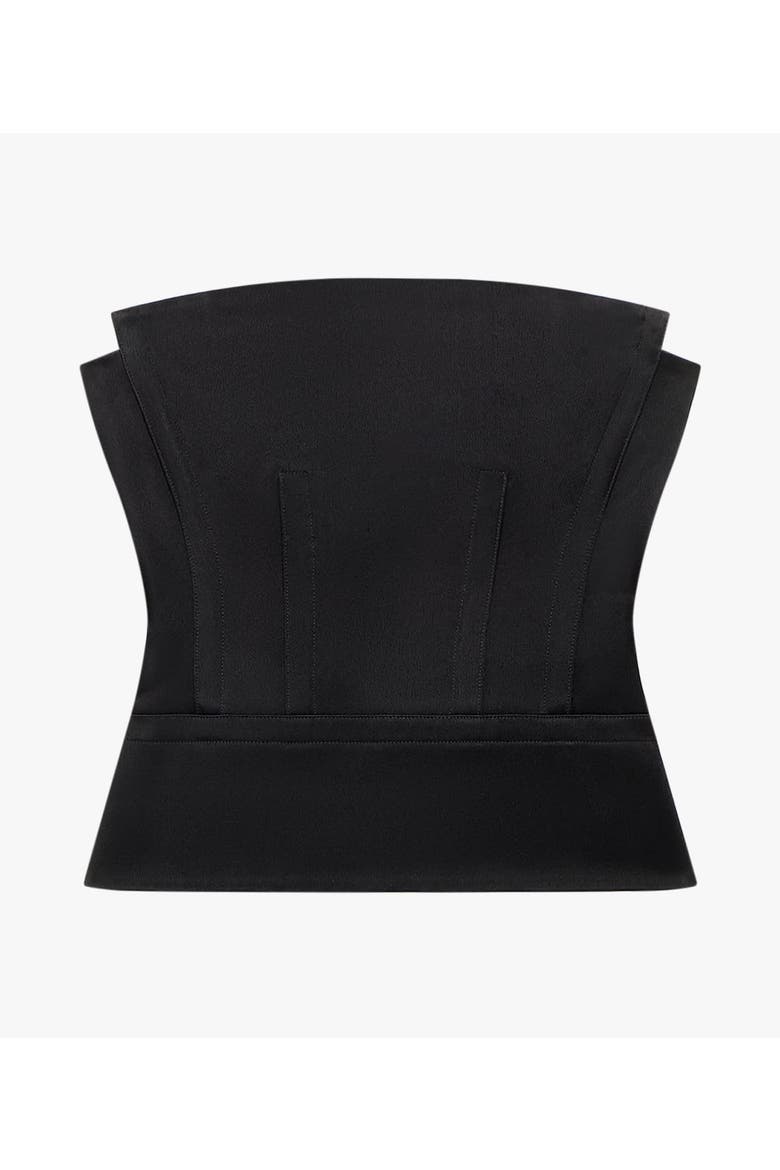 Architectural Bustier | Black, Alternate, color, Black