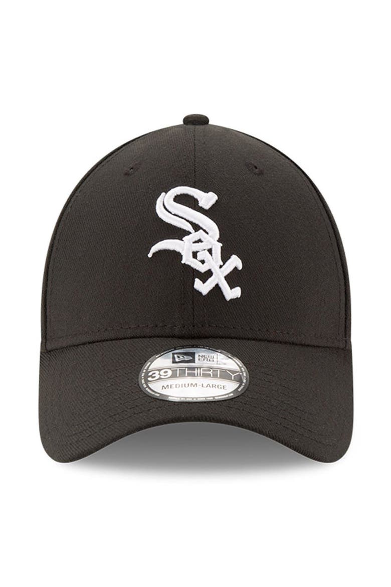 Men's New Era Black Chicago White Sox MLB Team Classic 39THIRTY Flex Hat, Alternate, color, Black