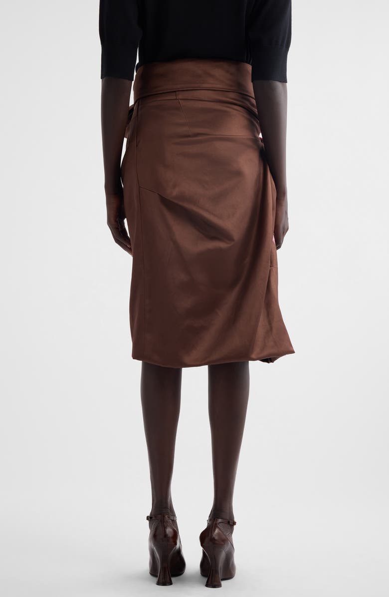 Dries Van Noten Brushstroke Print Embelllished Cotton & Silk Wrap Skirt, Alternate, color, 