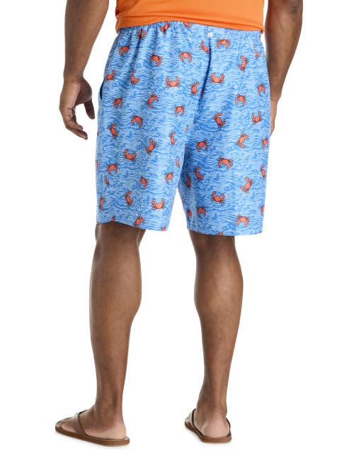 Harbor Bay By Dxl Big & Tall Happy Crabby Swim Trunks