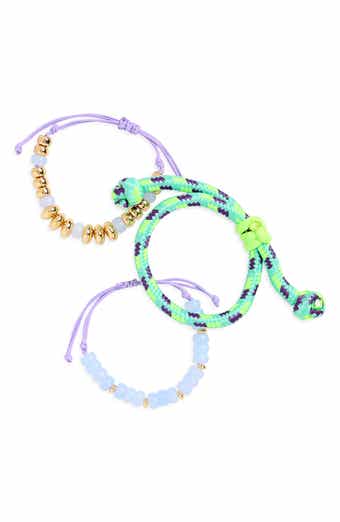 Leith Assorted 3-Pack Paracord Beaded Bracelet