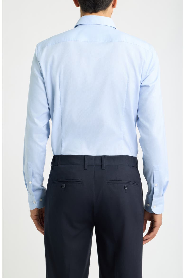 Hank Trim Fit Stretch Cotton Shirt, Alternate, color, LIGHT/ PASTEL BLUE