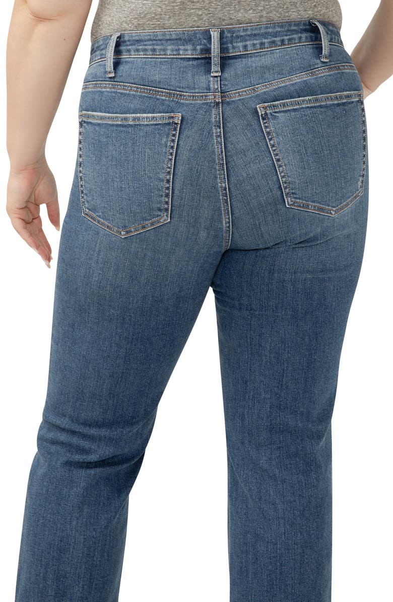 Silver Jeans Co. Avery Curvy Relaxed Straight Leg Trouser Jeans, Alternate, color, Folk
