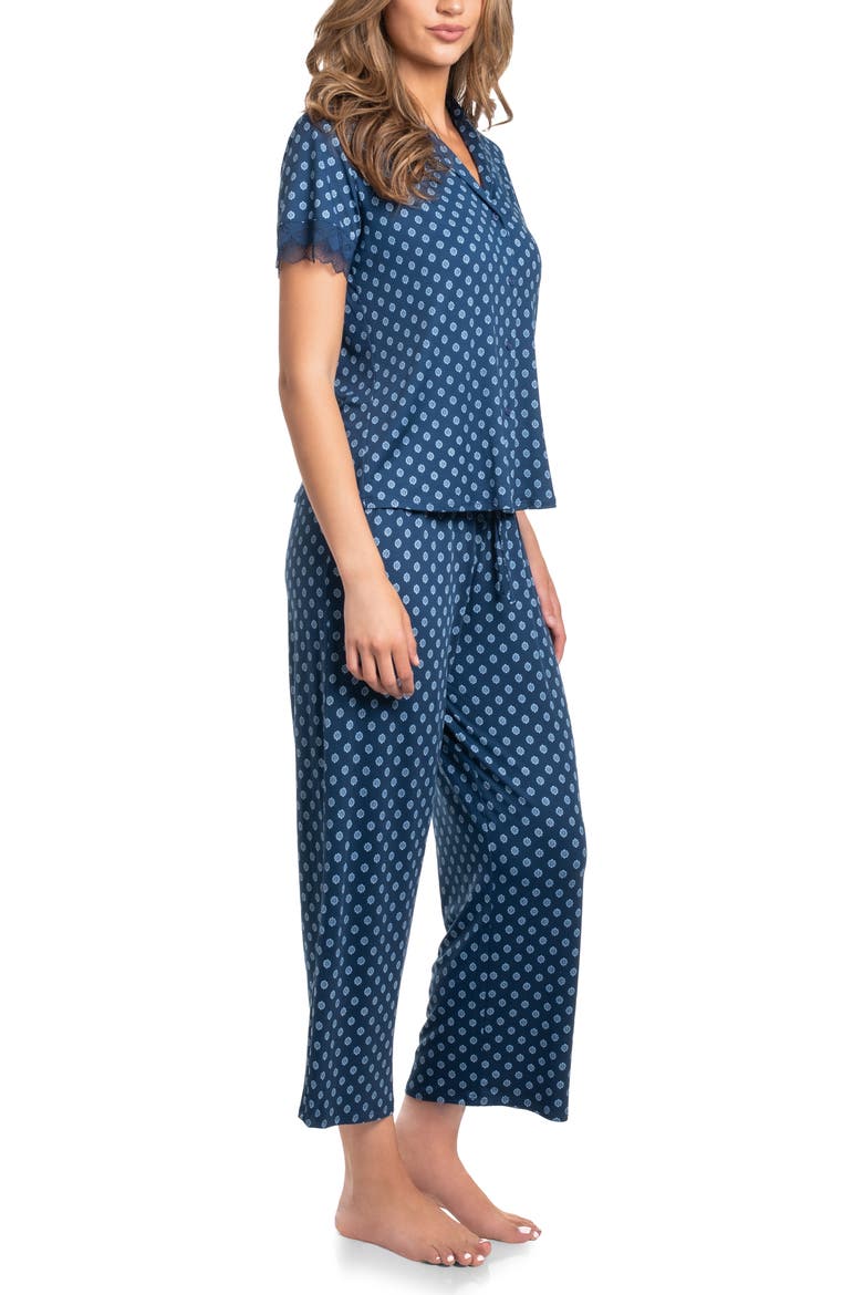 Sevilla Pajama Set, Alternate, color, NAVY