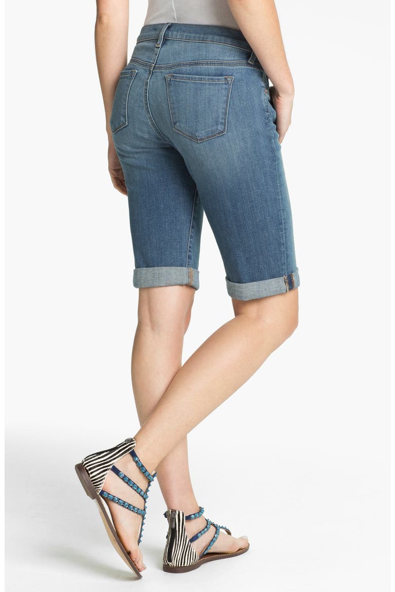 Cuff Stretch Denim Shorts, Alternate, color, REVENGE