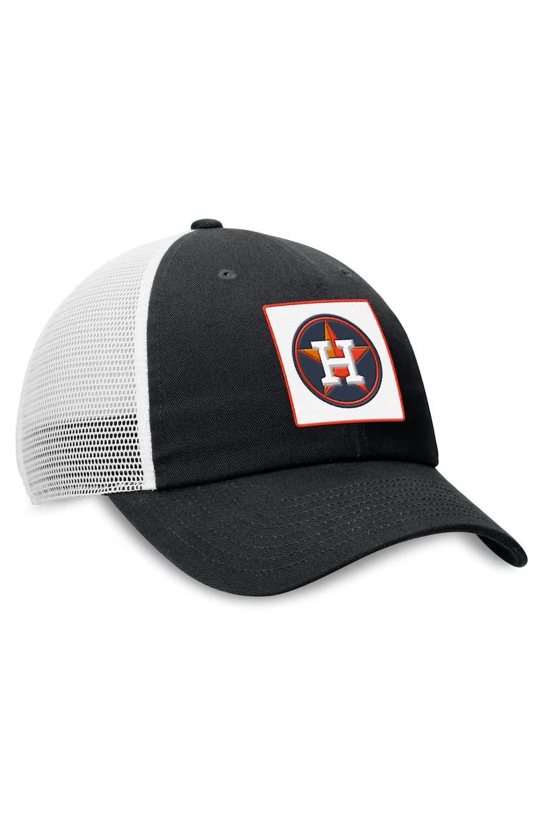 Men's Nike  Black Houston Astros Rise Adjustable Trucker Hat, Alternate, color, Black