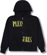 PLEASURES Split Graphic Zip Hoodie