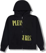 PLEASURES Split Graphic Zip Hoodie