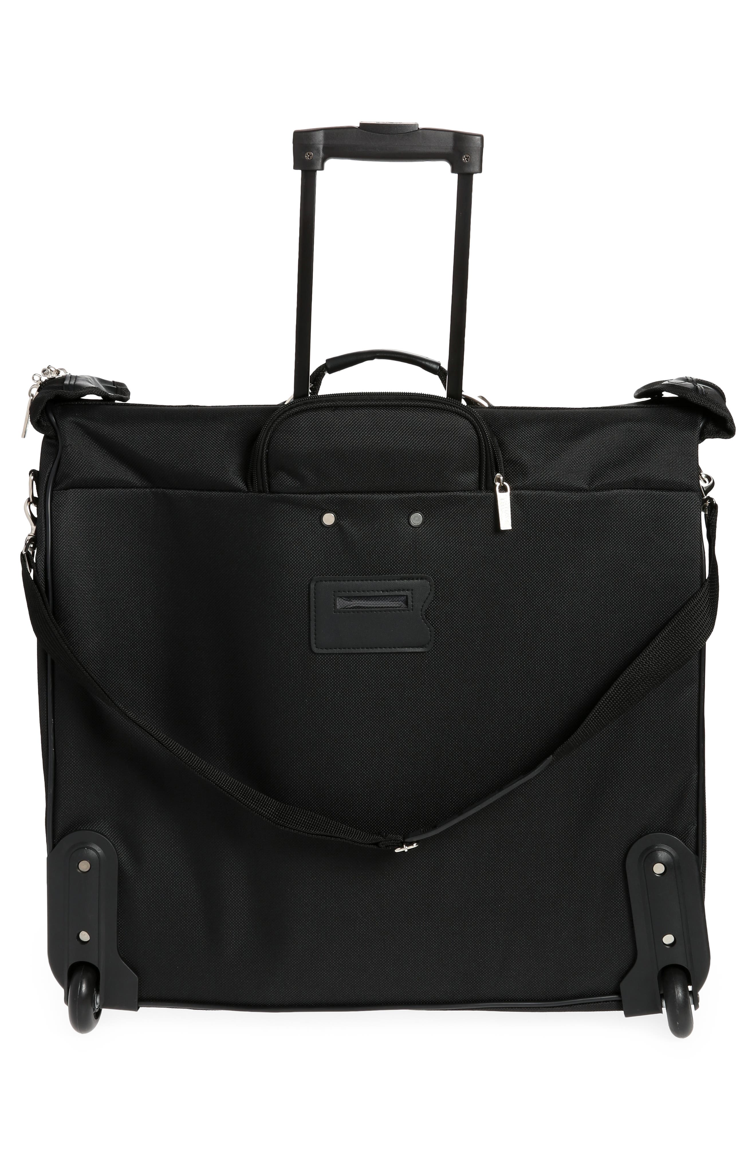 GEOFFREY BEENE Rolling Garment Bag, Alternate, color, Black