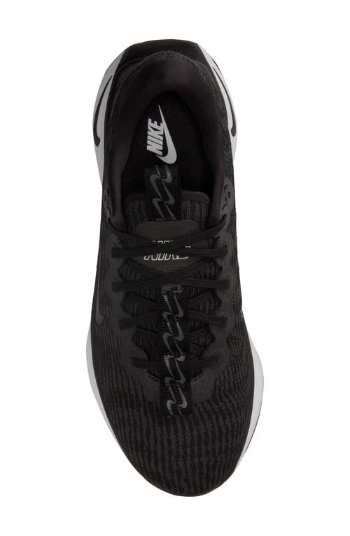 Nike Motiva Road Runner Walking Shoe In Black/black-anthracite-white