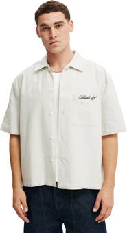 Cotton On Men's Ventura Short Sleeve Shirt