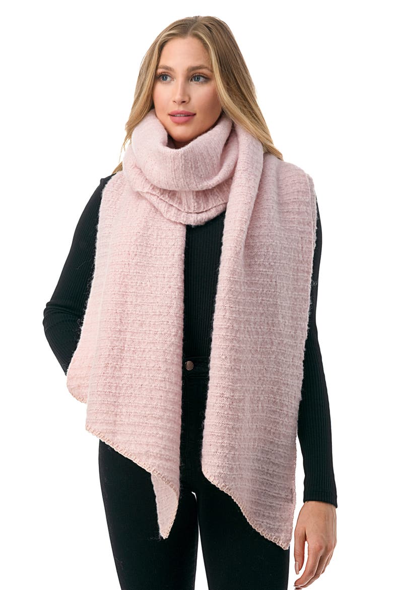 Ultrasoft Whipstich Scarf, Alternate, color, PINK