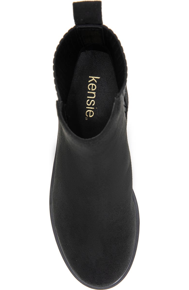 Kensie Emily Lug Sole Boot, Alternate, color, Black