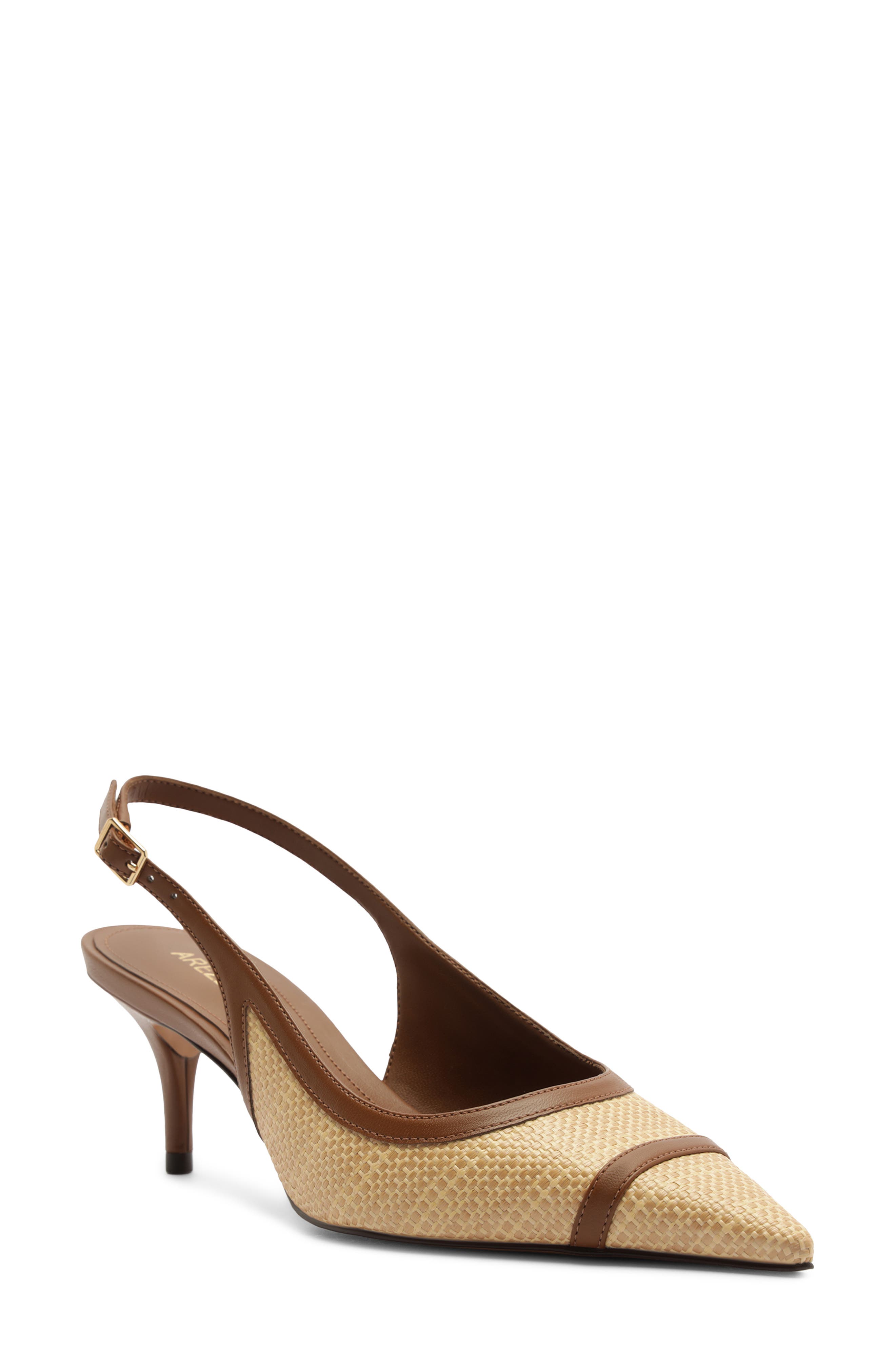 Arezzo Liza Slingback Pointed Toe Pump, Main, color, 