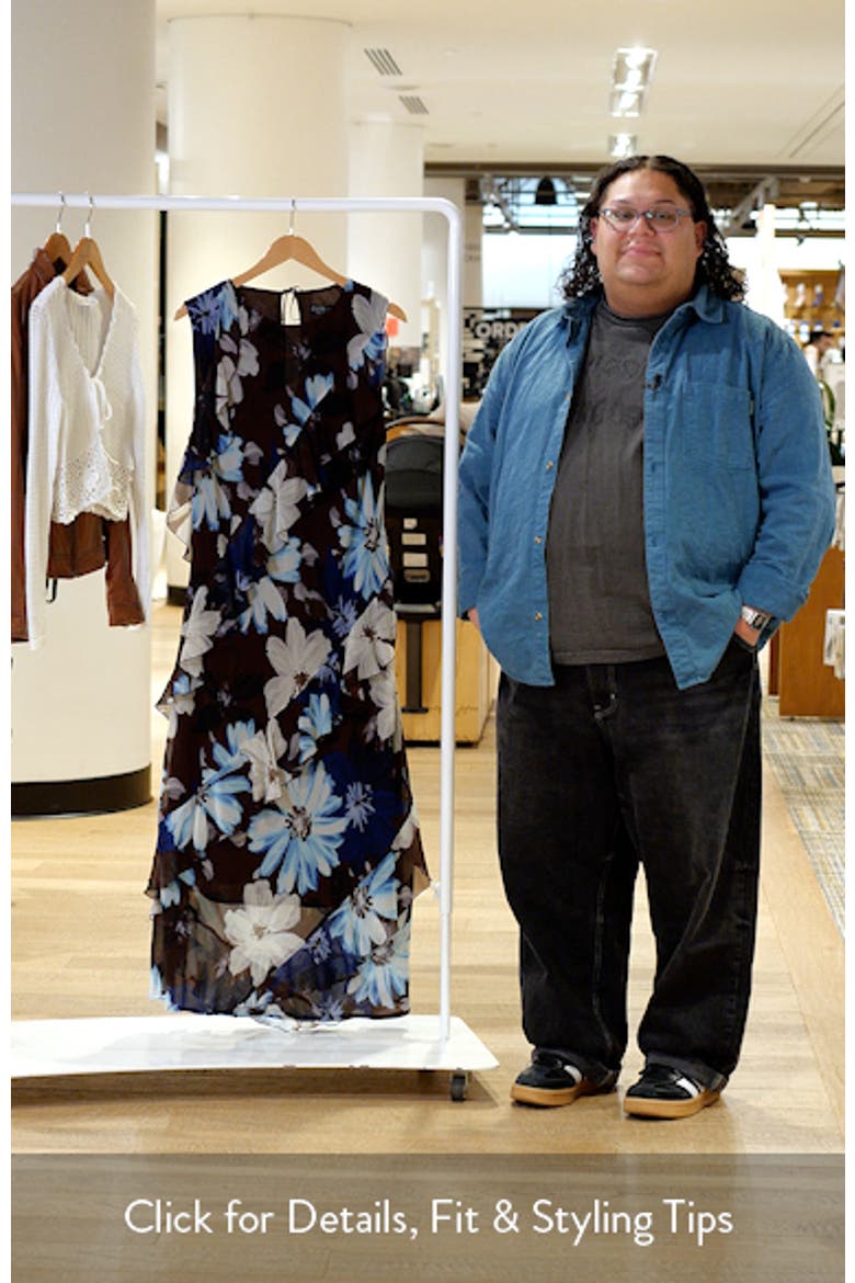 Aveline Floral Print Sleeveless Dress video