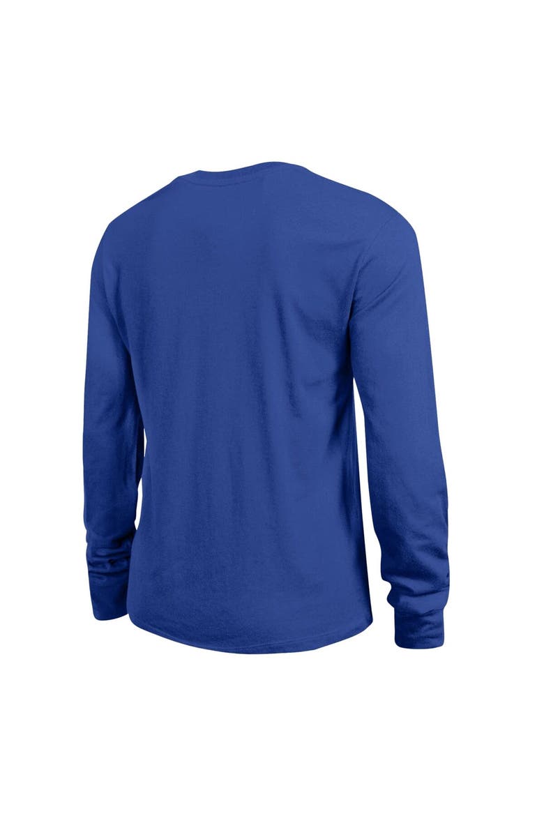 Women's Champion  Royal Buffalo Sabres Wordmark Lockup Long Sleeve T-Shirt, Alternate, color, Royal