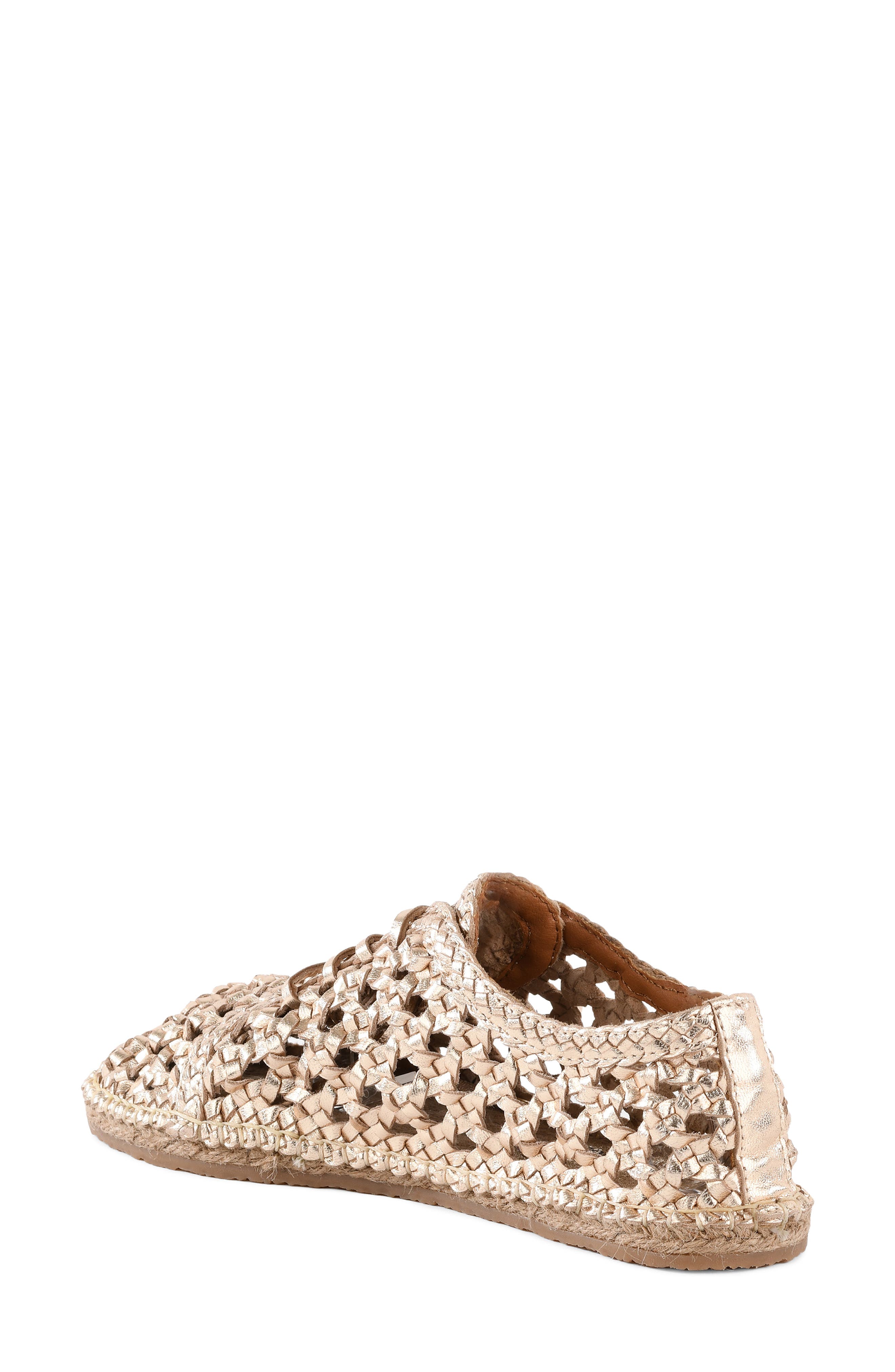 Seychelles Gemini Woven Espadrille, Alternate, color, Gold