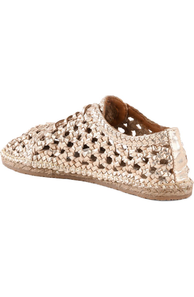 Seychelles Gemini Woven Espadrille, Alternate, color, Gold