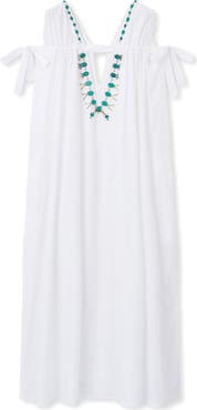 Fortela Afef Deep V-Neck Dress