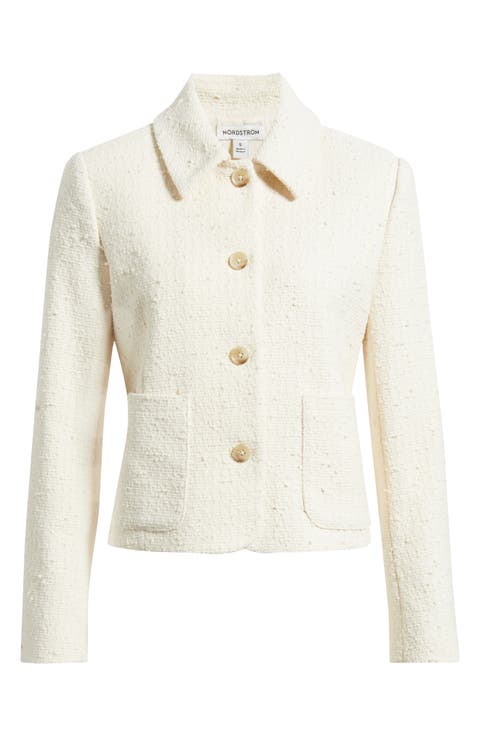 Crop Tweed Jacket