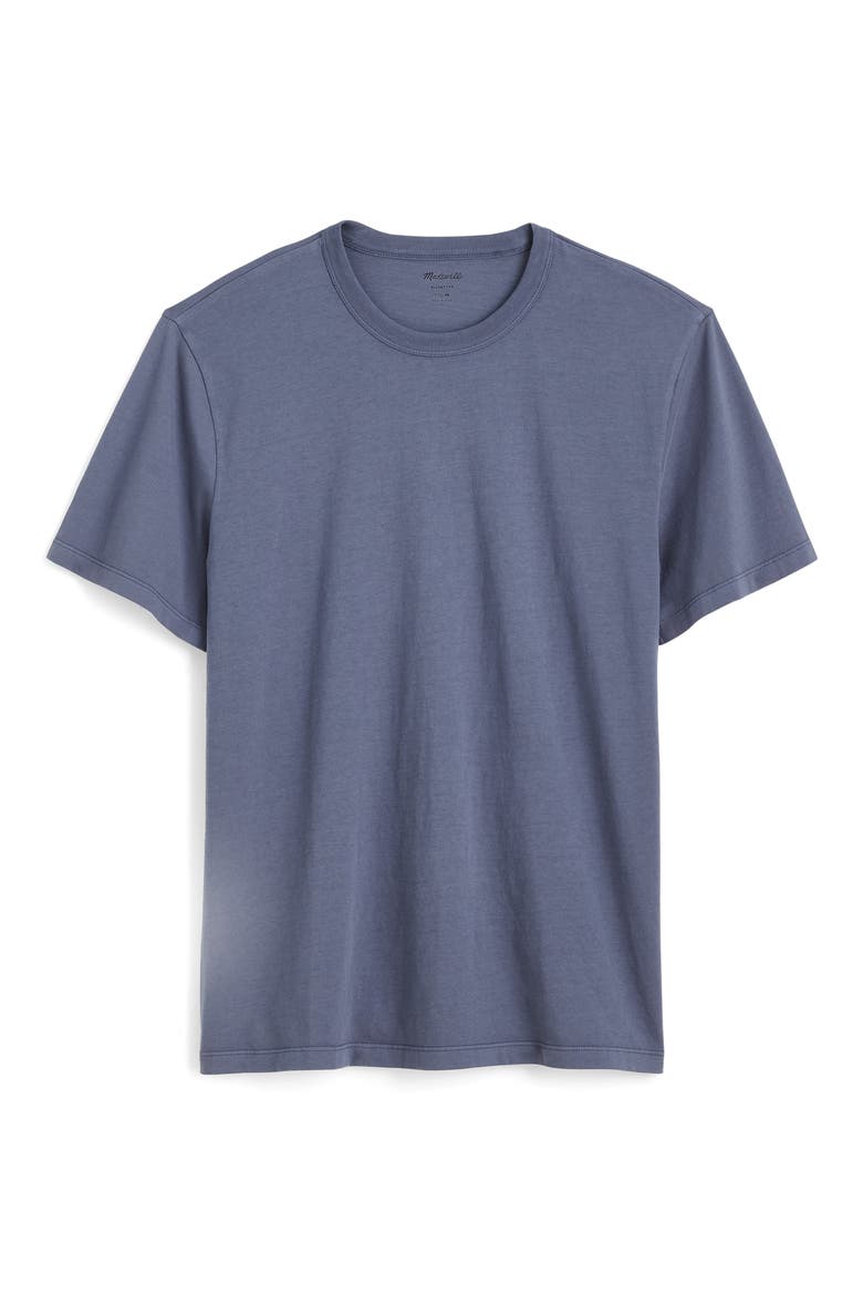 Allday Garment Dyed Cotton T-Shirt, Main, color, WEATHERED INDIGO