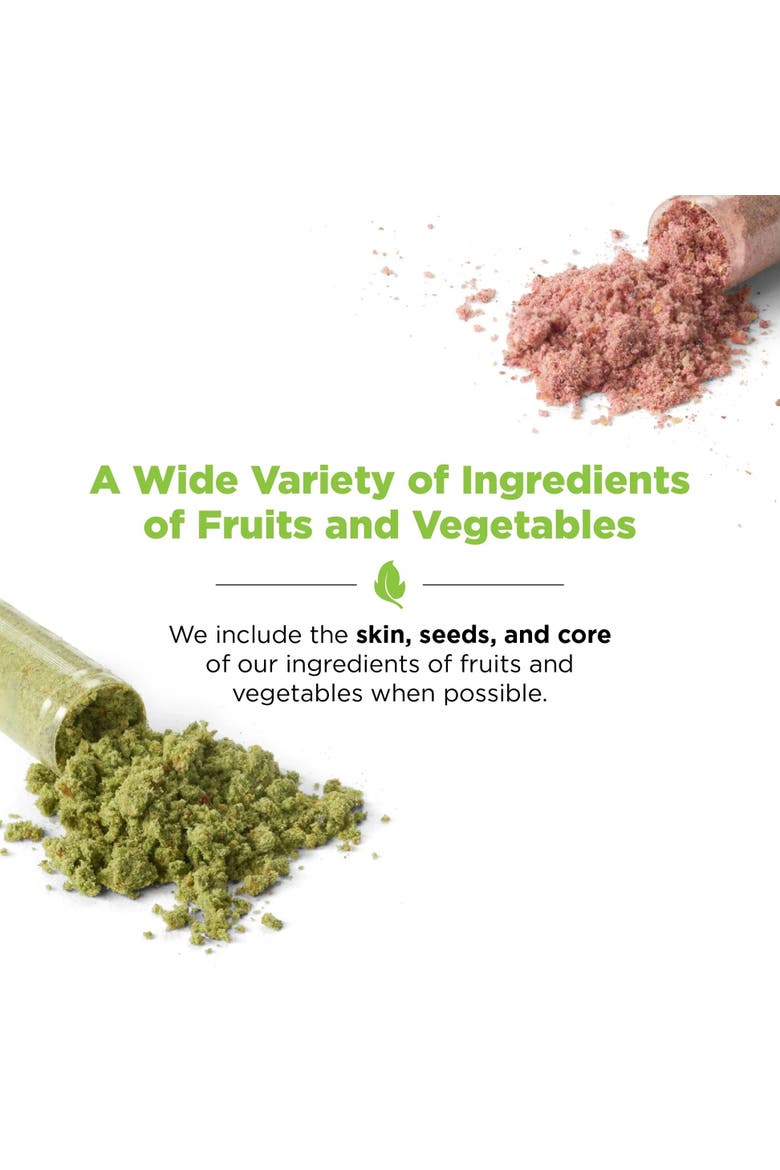 Whole Fruit and Vegetable Blend Dietary Supplement Capsules Two Pack, Alternate, color, None