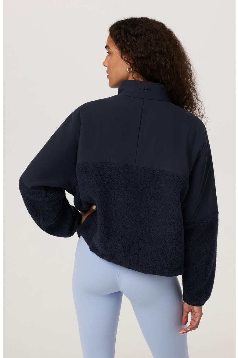 Alpine Half Zip Fleece Jacket, Alternate, color, INK