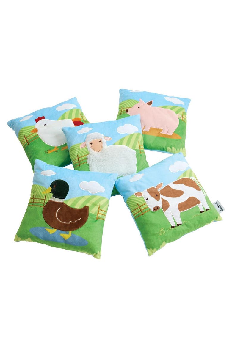 Farm Animal Pillows - Set of 5, Main, color, Multicolored