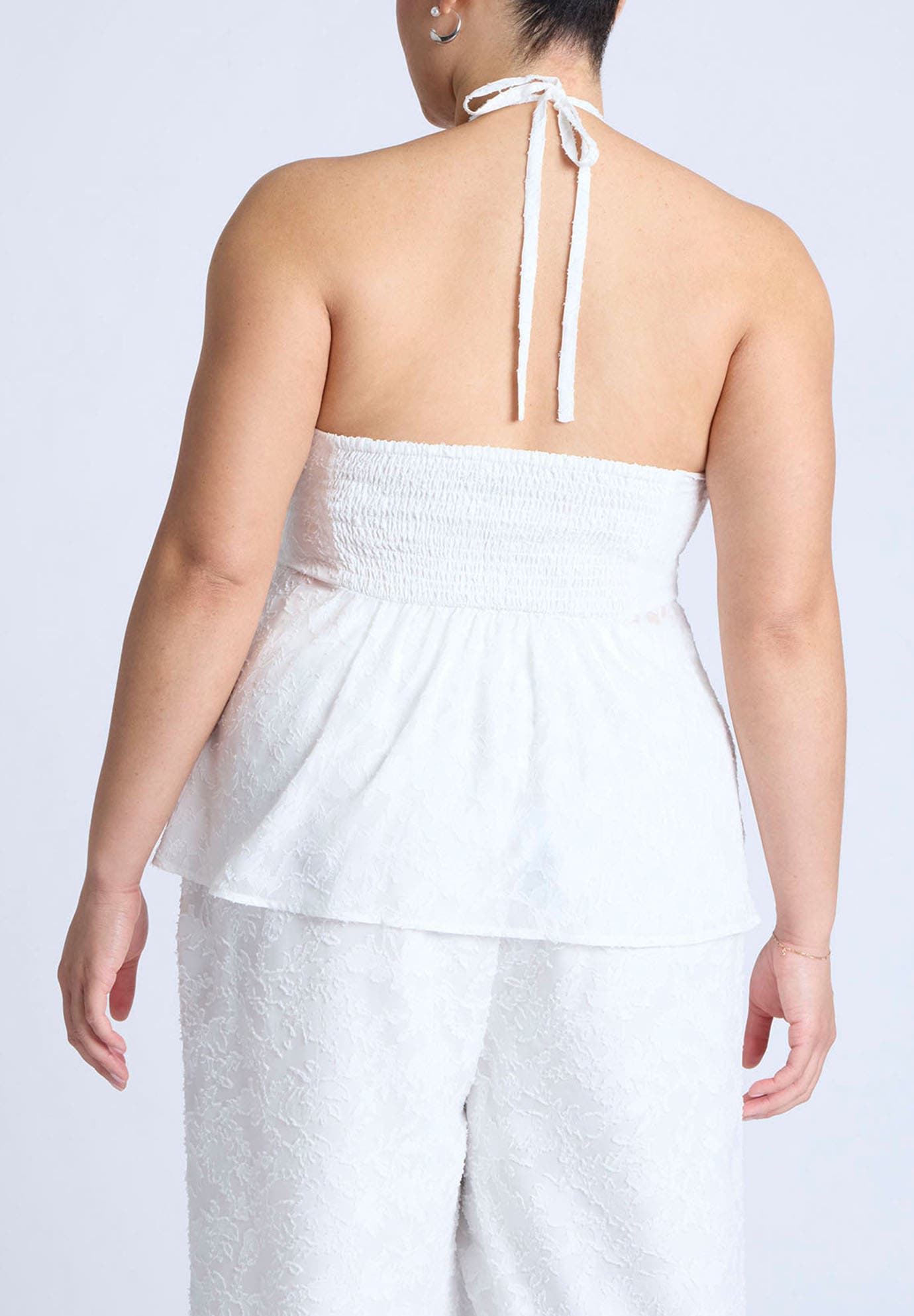 Neck-Tie Halter Top - image 2