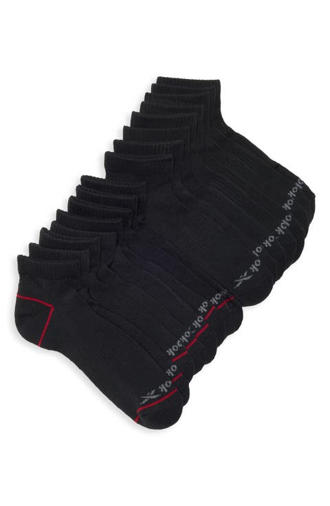 8-Pack Assorted Terry Quarter Socks