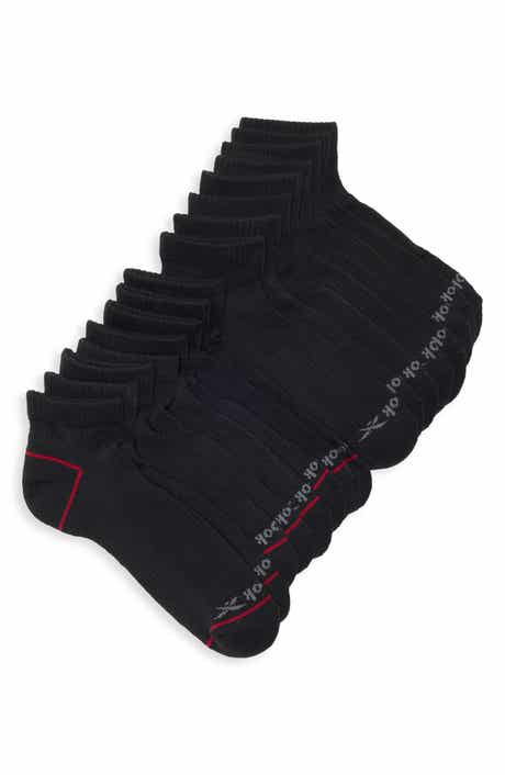 Reebok 8-Pack Assorted Terry Quarter Socks