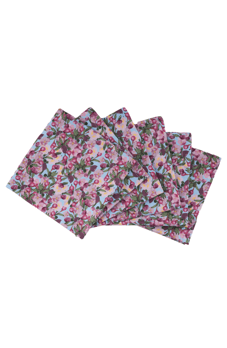 Sophie Williamson Design Napkins Romance - Set of 6, Main, color, Blue