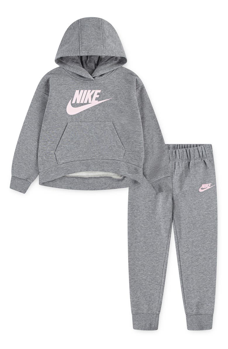 Nike Kids' Club Fleece Hoodie & Joggers Set, Main, color, Geh-Carbon Heather