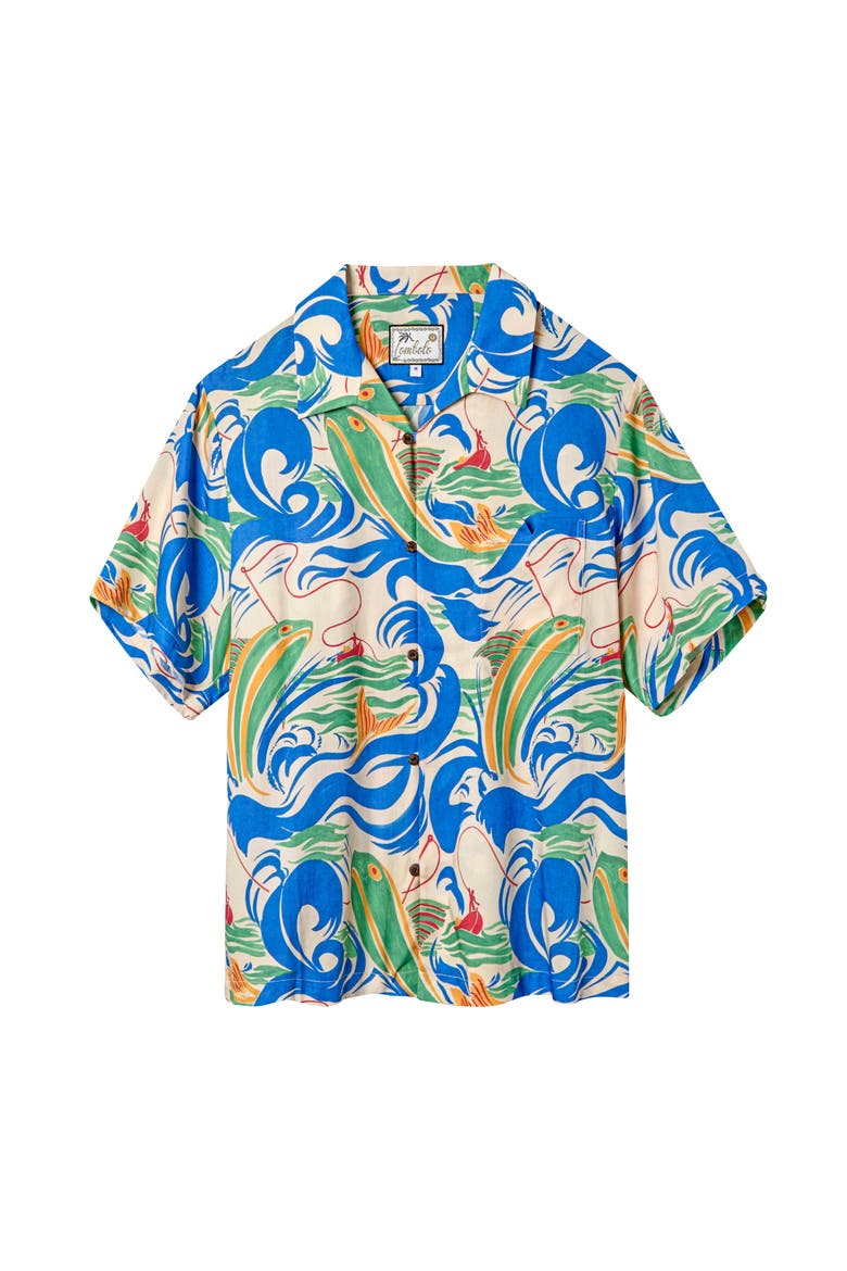 Perfect Cast Cabana Top, Main, color, Blue
