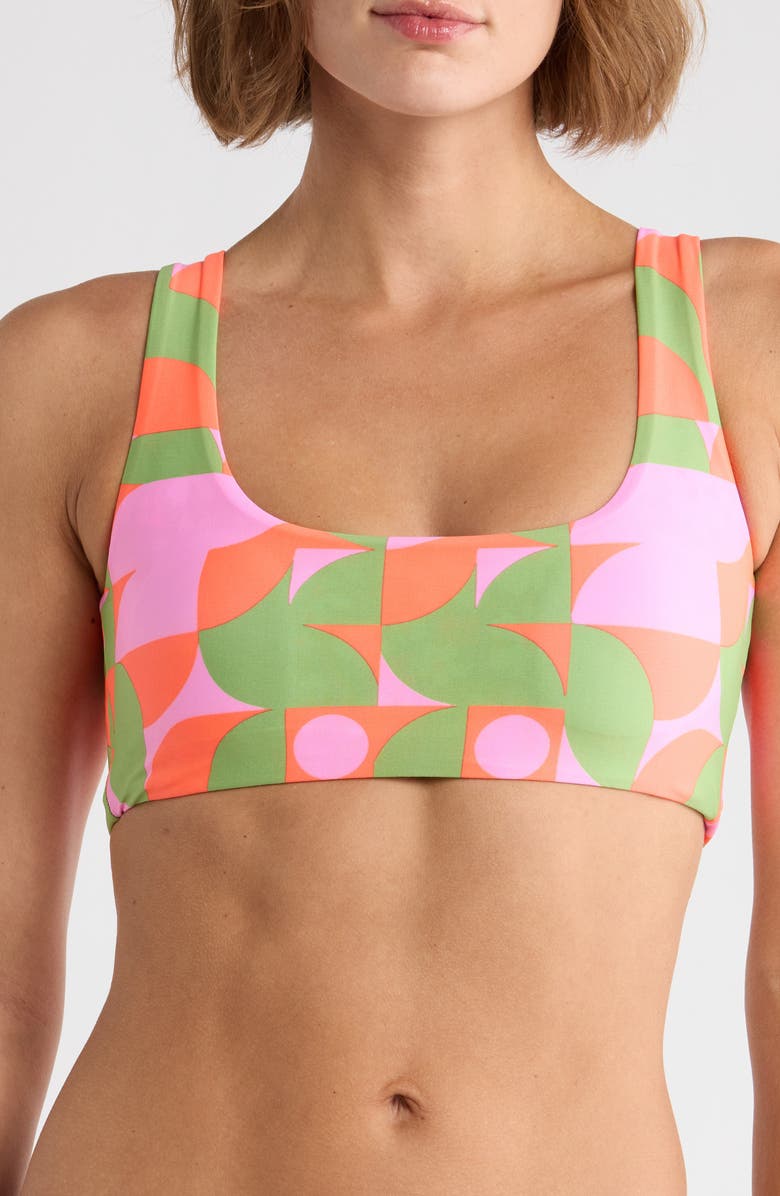 Maaji Izzy Reversible Bikini Top, Main, color, Pink