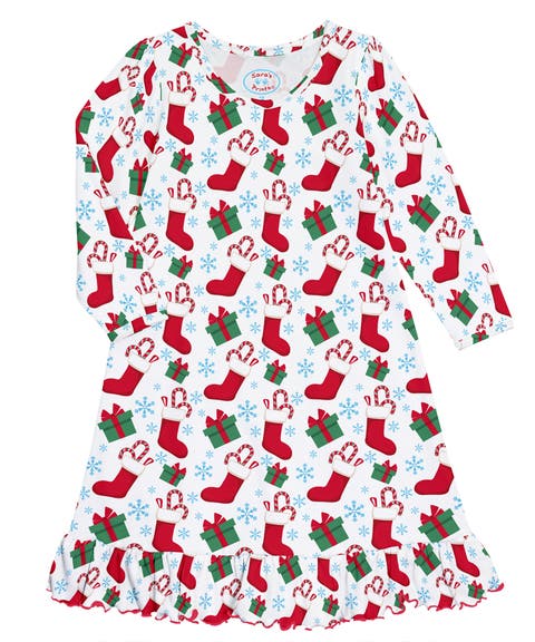 Long Sleeve Ruffle Nightgown