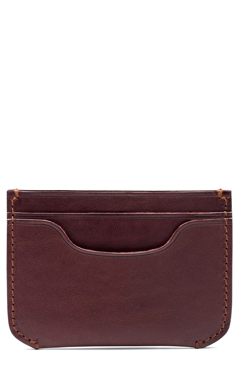 Bosca Italo Leather Card Case, Main, color, 