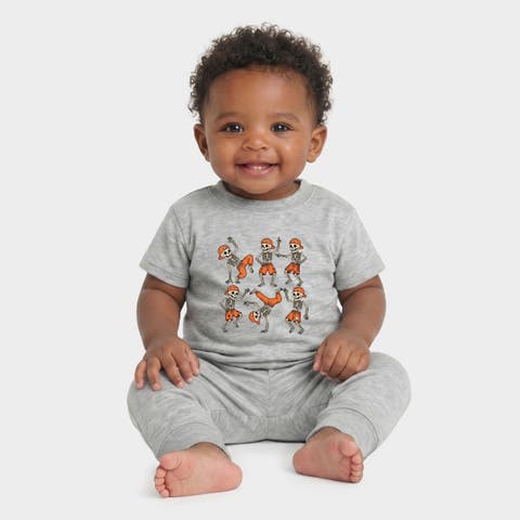 Break Dancing Skeletons Infant Jogger Pant Crew Set