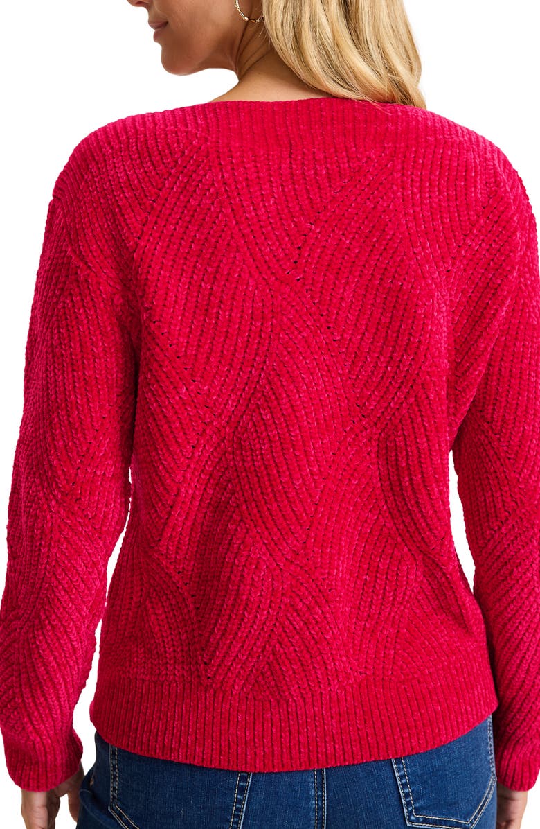 Tommy Bahama Shell St. Luna Boat Neck Sweater, Alternate, color, Tango Red