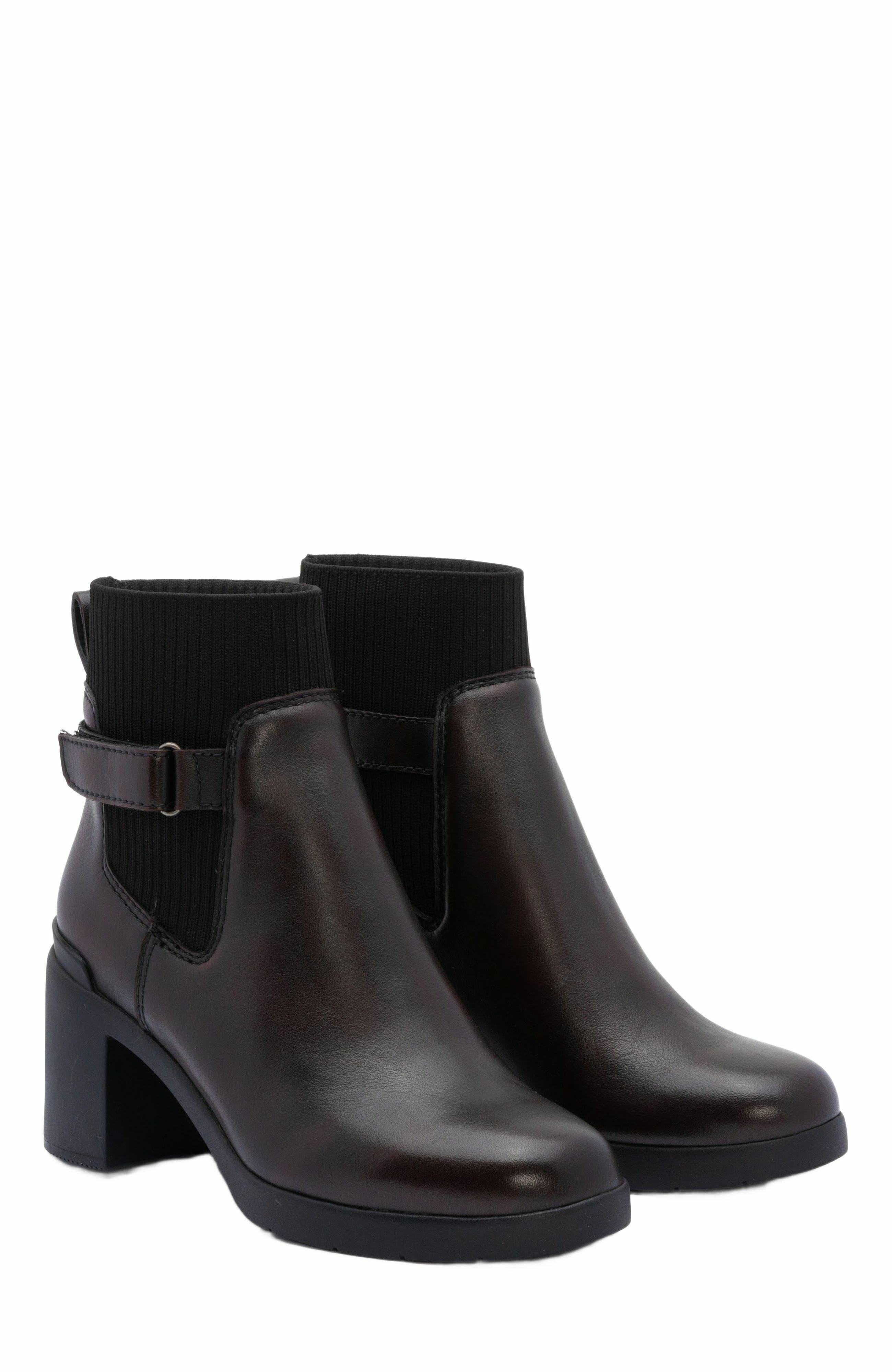 Metropolis Strap Boot, Alternate, color, Burgundy - Metatarsal