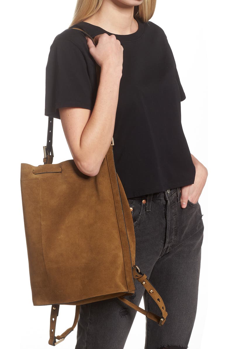 AllSaints Alpha Convertible Backpack, Alternate, color,