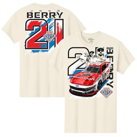 Men's Natural Josh Berry Motorcraft Car T-Shirt
