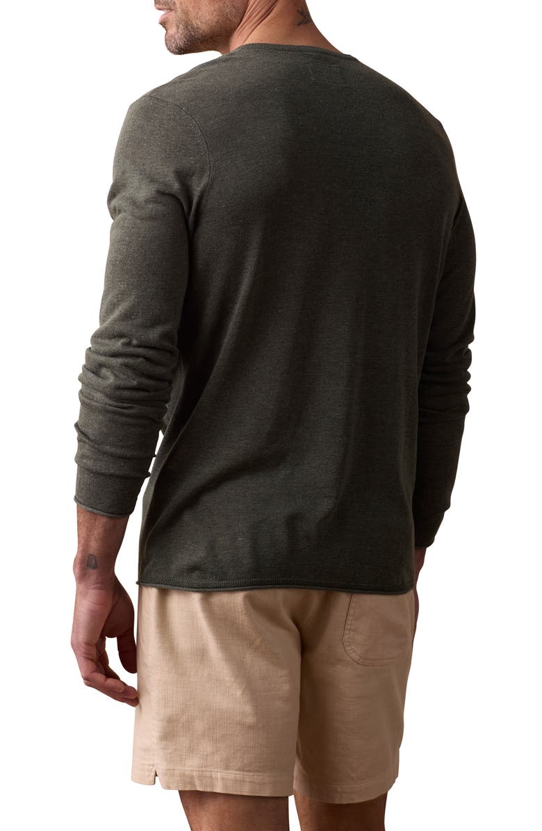 The Normal Brand Summer Henley Sweater, Alternate, color,