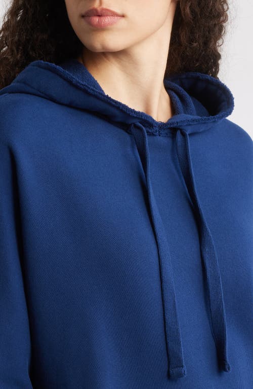 Frank & Eileen Mini James Fleece Hoodie Dress In Blue