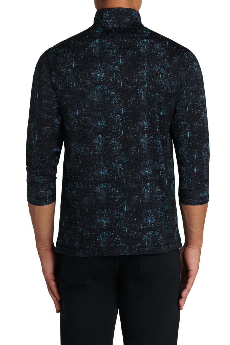OoohCotton® Tech Quarter Zip Pullover, Alternate, color, TEAL