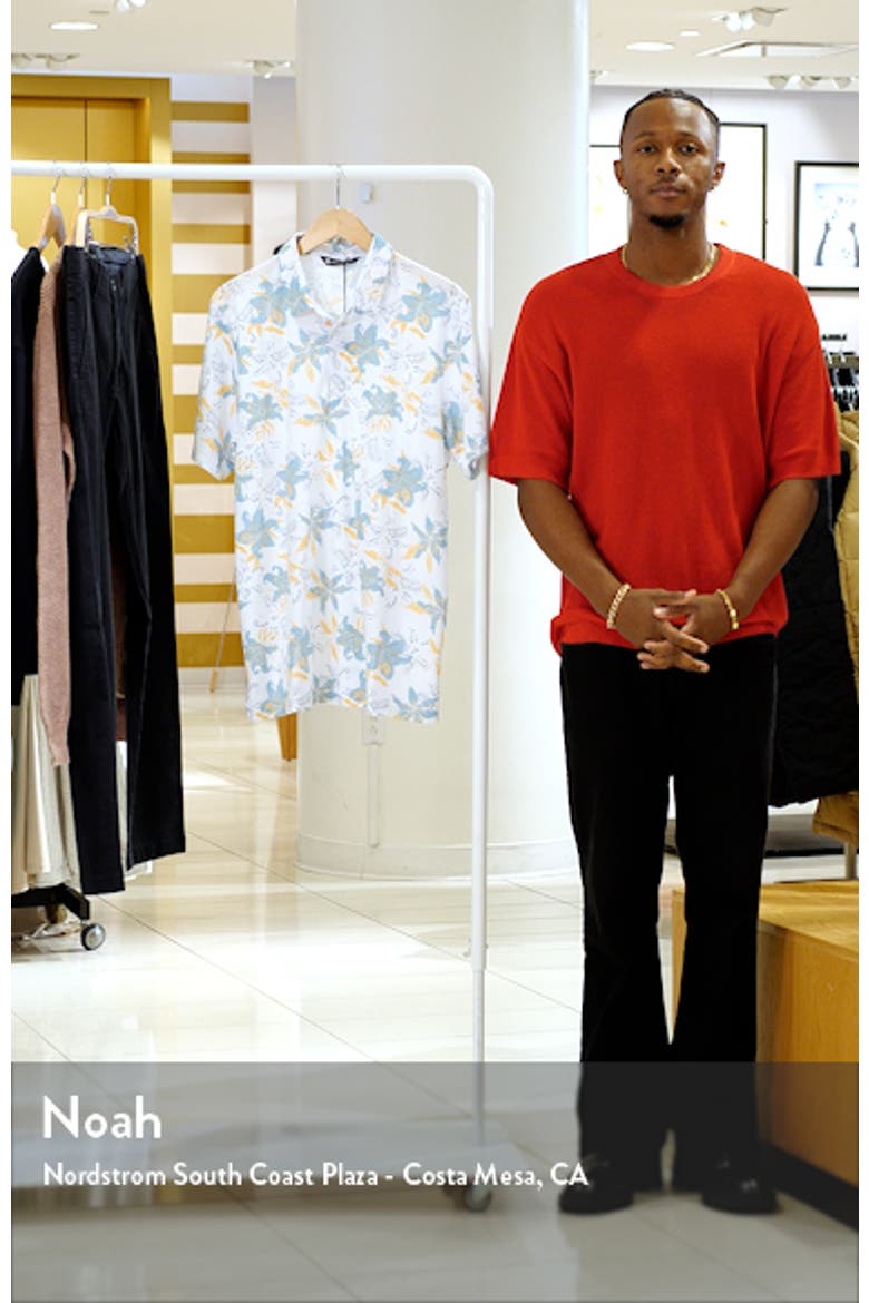 Paradise Peak Floral Cotton Blend Polo video