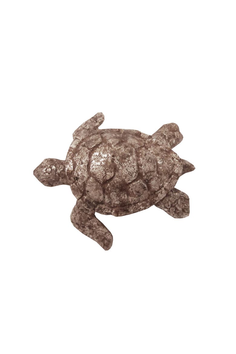 St. Augustine Sea Turtle Christmas Tree Ornament, Main, color, Brown